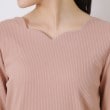 クチュールブローチ(Couture Brooch)の【新色あり/通勤/マシンウォッシャブル・アンチピリング機能付き】ハートネックテレコプルオーバー63