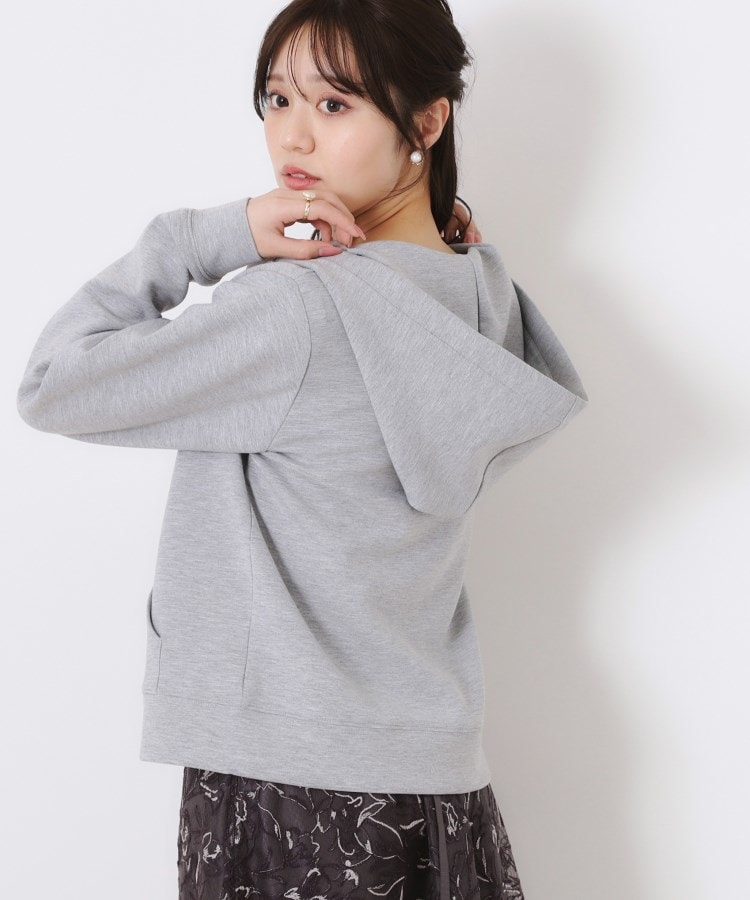クチュールブローチ(Couture Brooch)の【大人可愛い・きれいめ】リボン刺繍ダンボールZIPフーディ23