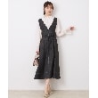 クチュールブローチ(Couture Brooch)の【大人可愛い・キレイめジャンスカ】デニムライク細リボンジャンスカ8