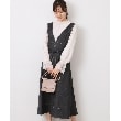 クチュールブローチ(Couture Brooch)の【大人可愛い・キレイめジャンスカ】デニムライク細リボンジャンスカ10