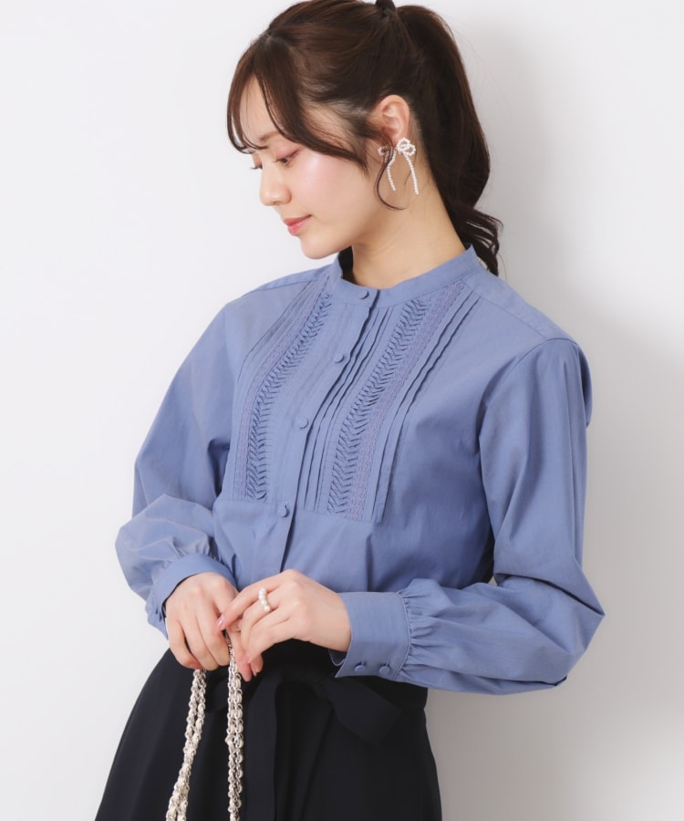 クチュールブローチ(Couture Brooch)の【きれいめ・通勤】ランダムタックレースシャツ28