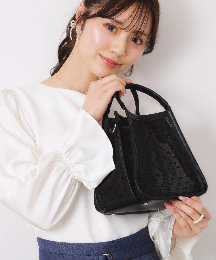 クチュールブローチ(Couture Brooch)のハートメッシュバッグ12