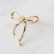 クチュールブローチ(Couture Brooch)のリボンモチーフリング ゴールド(007)