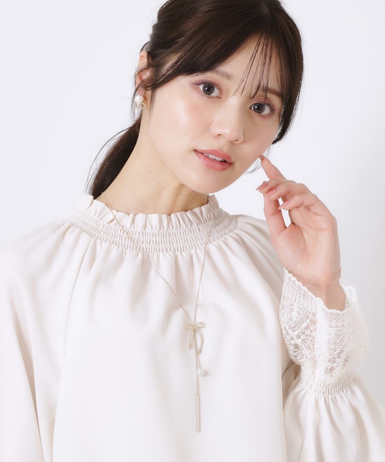 クチュールブローチ(Couture Brooch)のリボンモチーフラリエットネックレス6