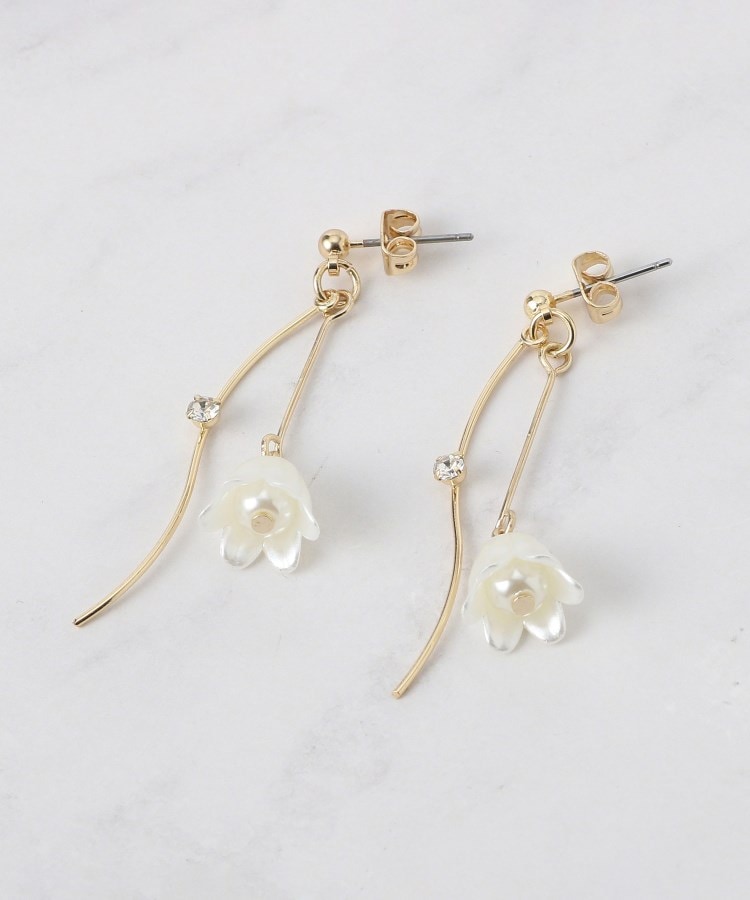 クチュールブローチ(Couture Brooch)のリリーモチーフピアス ゴールド(007)