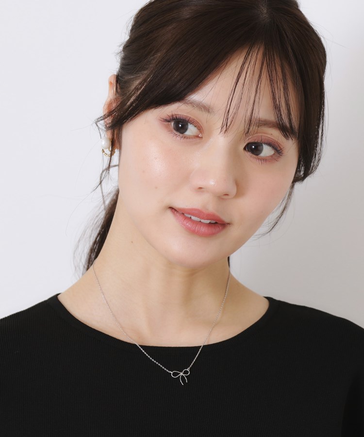 リボンモチーフネックレス(ネックレス) | Couture Brooch リボンモチーフネックレス(ネックレス) | Couture Brooch