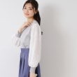 クチュールブローチ(Couture Brooch)の【大人可愛い・フェミニン・通勤】袖レースドッキングニット21