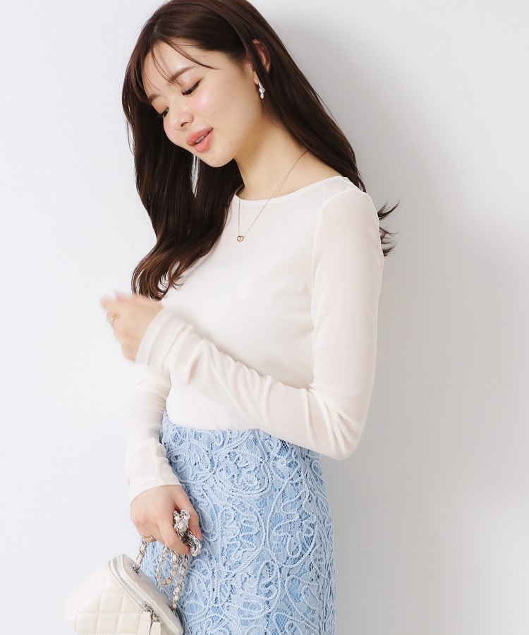 クチュールブローチ(Couture Brooch)のチュールクルーネックTシャツ3