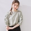クチュールブローチ(Couture Brooch)の【接触冷感・洗える・UV機能付き・二の腕カバー】デイジー＆リボン エンブロドルマントップス44