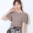クチュールブローチ(Couture Brooch)の【二の腕カバー・通勤】レース袖テレコトップス37
