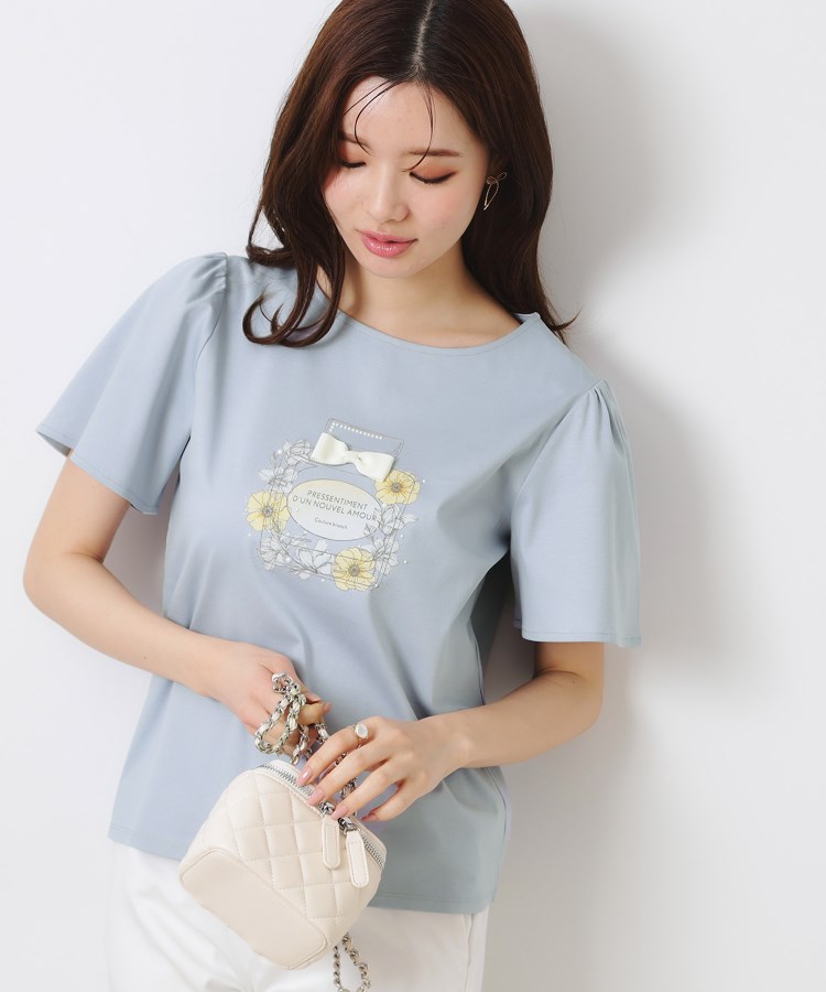 クチュールブローチ(Couture Brooch)の【接触冷感・UVカット】パフュームプリントTシャツ38