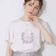 クチュールブローチ(Couture Brooch)の【接触冷感・UVカット】パフュームプリントTシャツ オフホワイト(003)