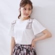 クチュールブローチ(Couture Brooch)の【リボン・マシンウォッシャブル・UV機能・接触冷感】肩リボントップス4