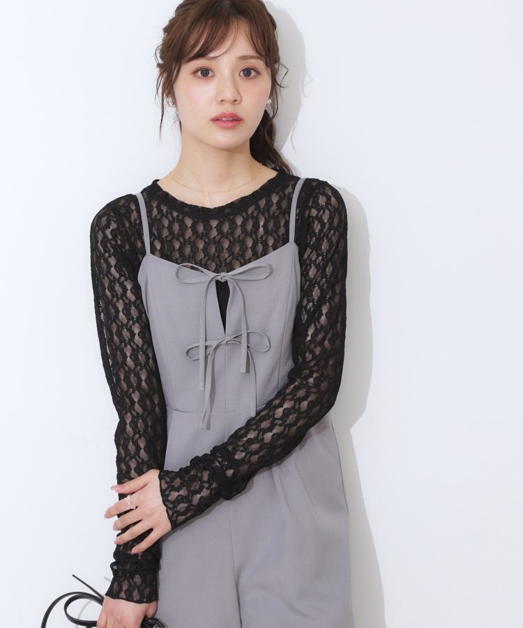 クチュールブローチ(Couture Brooch)のレースクルーネックプルオーバー11
