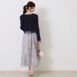 クチュールブローチ(Couture Brooch)のチュールフリル付Vネックカーディガン27