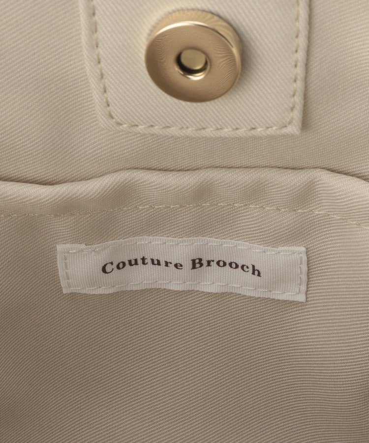 クチュールブローチ(Couture Brooch)のリボンディティールかごトートバッグ9