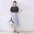 クチュールブローチ(Couture Brooch)の【きれいめ・通勤】細リボン付きパレットボイルスカート8