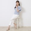 クチュールブローチ(Couture Brooch)の【一枚でキマる・華やか】パール調付チューリップ袖ニット39