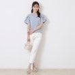 クチュールブローチ(Couture Brooch)の【一枚でキマる・華やか】パール調付チューリップ袖ニット29