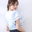 クチュールブローチ(Couture Brooch)のシルケットアシメデザインフリルT19