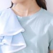 クチュールブローチ(Couture Brooch)のシルケットアシメデザインフリルT29