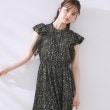 クチュールブローチ(Couture Brooch)のサテン楊柳フラワーワンピース1
