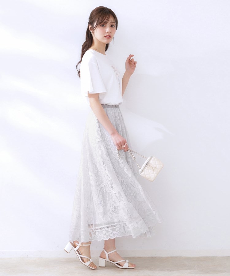 クチュールブローチ(Couture Brooch)の【上品・通勤】サークルレーススカート2