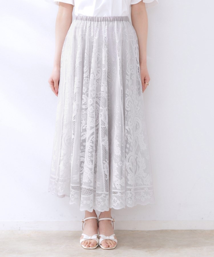 クチュールブローチ(Couture Brooch)の【上品・通勤】サークルレーススカート34