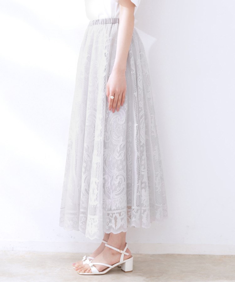 クチュールブローチ(Couture Brooch)の【上品・通勤】サークルレーススカート35