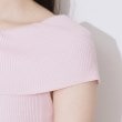 クチュールブローチ(Couture Brooch)のリブオフショルニット33