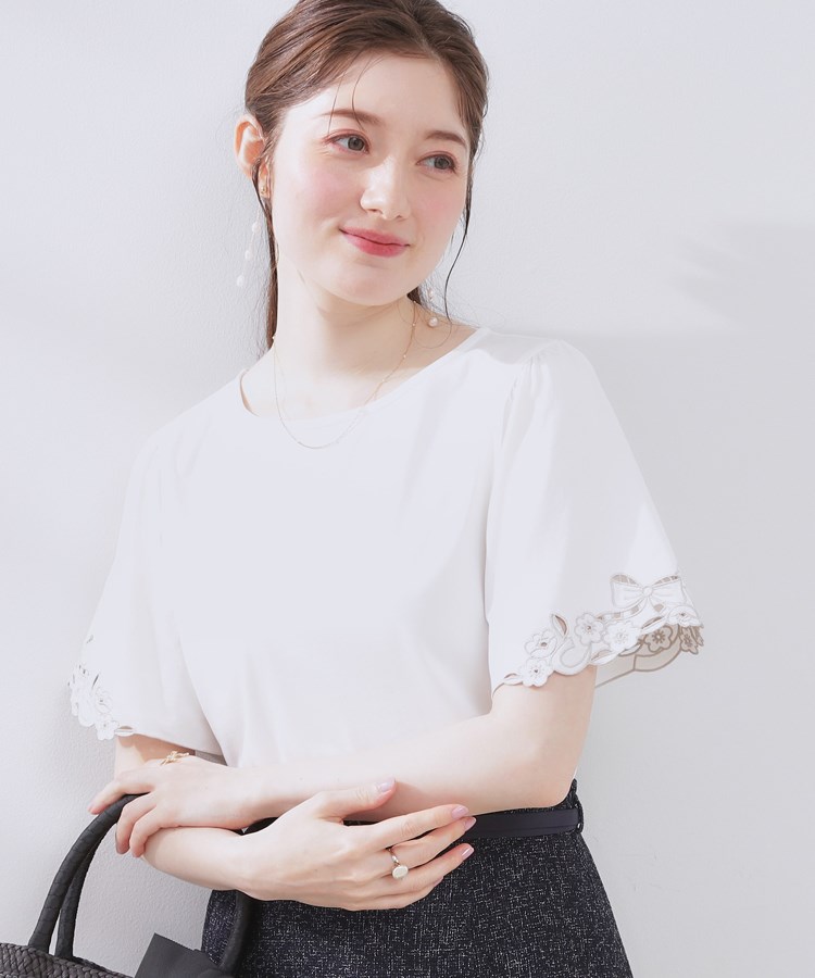 クチュールブローチ(Couture Brooch)の【接触冷感・UVカット】袖エンブロサイロコンパクト4