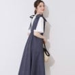 クチュールブローチ(Couture Brooch)のデニムライク肩リボンワンピース11