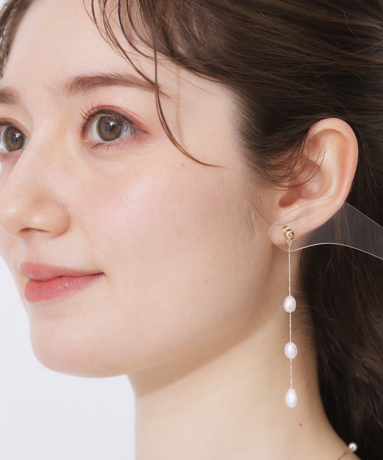 クチュールブローチ(Couture Brooch)の淡水パールピアス5