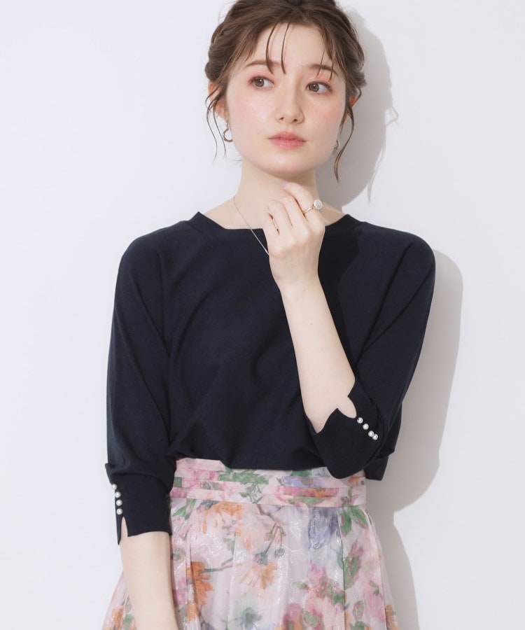 クチュールブローチ(Couture Brooch)の前後2WAYサマードルマンニット21