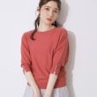 クチュールブローチ(Couture Brooch)の前後2WAYサマードルマンニット レッド(061)