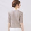 クチュールブローチ(Couture Brooch)のラメリブ5分袖ニット31