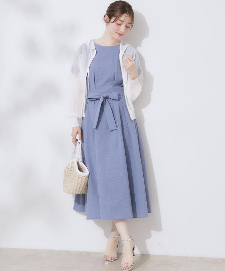 クチュールブローチ(Couture Brooch)の【上品な透け感・大人カジュアル】LEVITAジップアップフーディー7