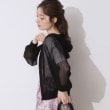 クチュールブローチ(Couture Brooch)の【上品な透け感・大人カジュアル】LEVITAジップアップフーディー28