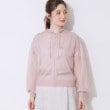 クチュールブローチ(Couture Brooch)の【上品な透け感・大人カジュアル】LEVITAジップアップフーディー60