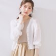 クチュールブローチ(Couture Brooch)のラメリブVネックカーディガン1