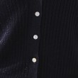 クチュールブローチ(Couture Brooch)のラメリブVネックカーディガン36
