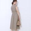 クチュールブローチ(Couture Brooch)の【ドライタッチ・しわになりにくい・通勤】麻調シャツワンピース6