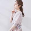 クチュールブローチ(Couture Brooch)の【洗える・UV機能・通勤】オーガンレース袖ニット17