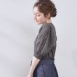 クチュールブローチ(Couture Brooch)の【洗える・UV機能・通勤】オーガンレース袖ニット27