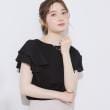 クチュールブローチ(Couture Brooch)の【接触冷感・UVカット・二の腕カバー】ラッフルフレアスリーブ23