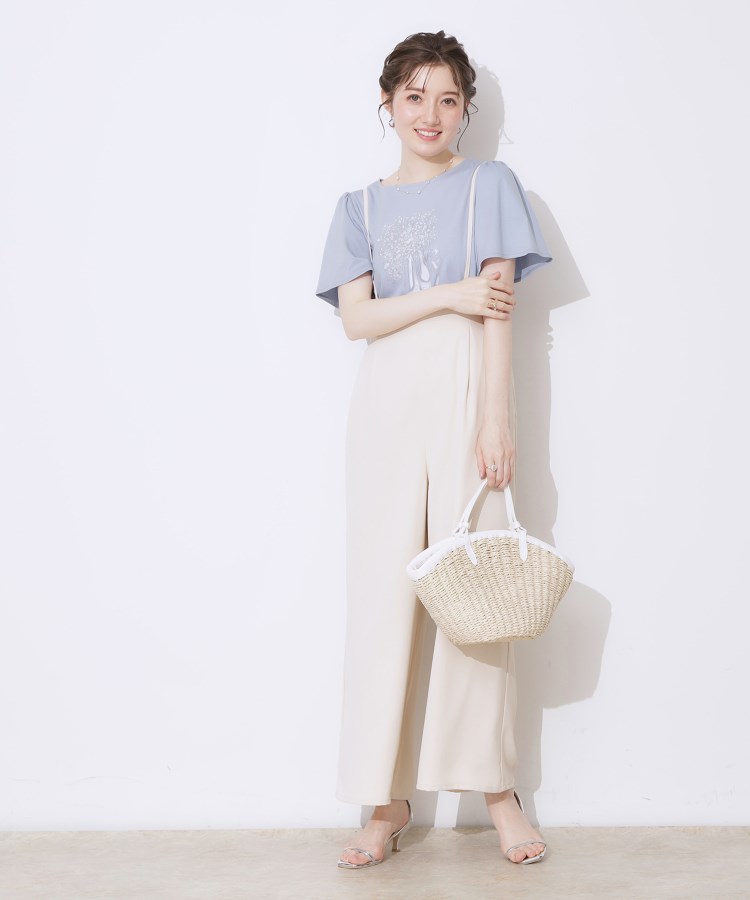 クチュールブローチ(Couture Brooch)の【接触冷感・UVカット】トゥシューズプリントTシャツ21