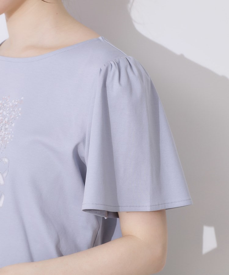 クチュールブローチ(Couture Brooch)の【接触冷感・UVカット】トゥシューズプリントTシャツ38