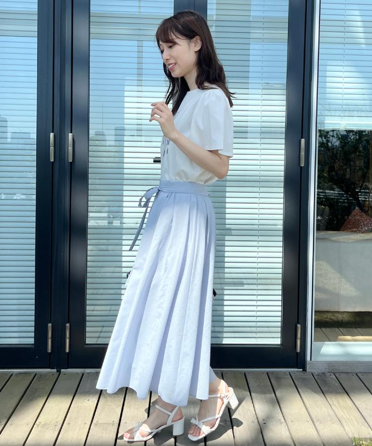 クチュールブローチ(Couture Brooch)の【接触冷感・UVカット】トゥシューズプリントTシャツ8