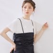 クチュールブローチ(Couture Brooch)のフラワーデザイン半袖TOPS1