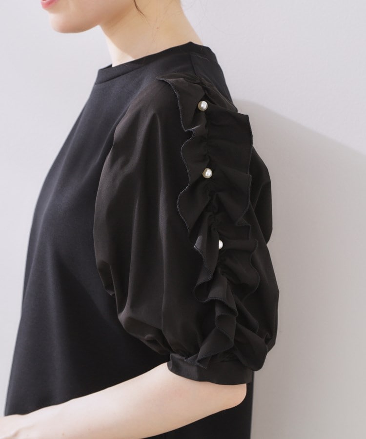 クチュールブローチ(Couture Brooch)の袖異素材デザインカットソー18